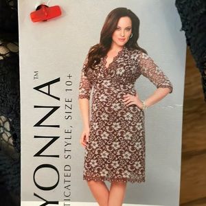 NWT Kiyonna evening cocktail dress.